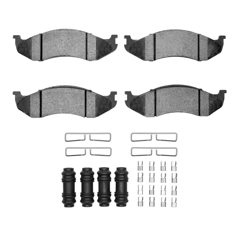 Jeep Wrangler Brake Pads - Front - R1 Concepts - Optimum OE - `93-`06